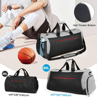 Waterproof 30L Sports Duffel with Shoe Compartment & Wet Pocket – Unisex Gym & Travel Bag