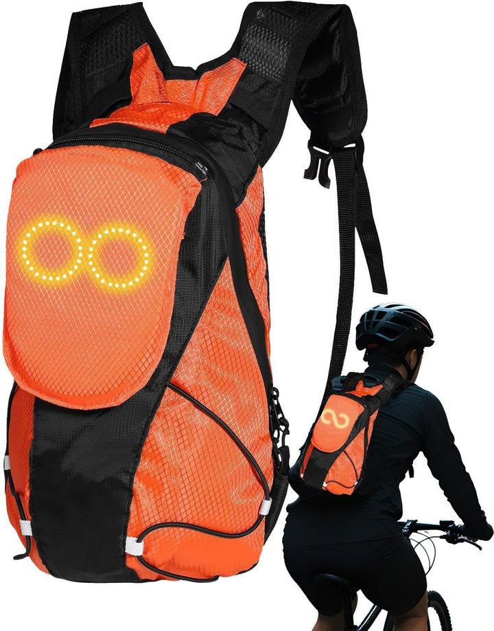 LED Motorcycle Backpack – Luminous Safety Glow Bag for Outdoor & Night Riding – Lumaro