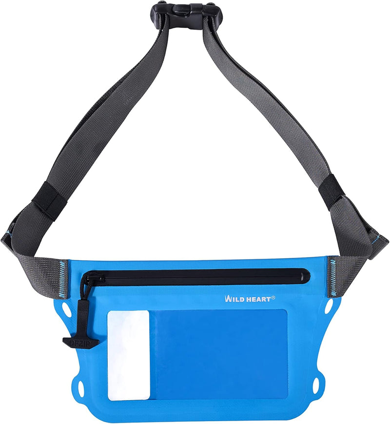 Waterproof Waist Pouch with Phone Holder – Double Pocket & Adjustable Belt (1+1 FREE)