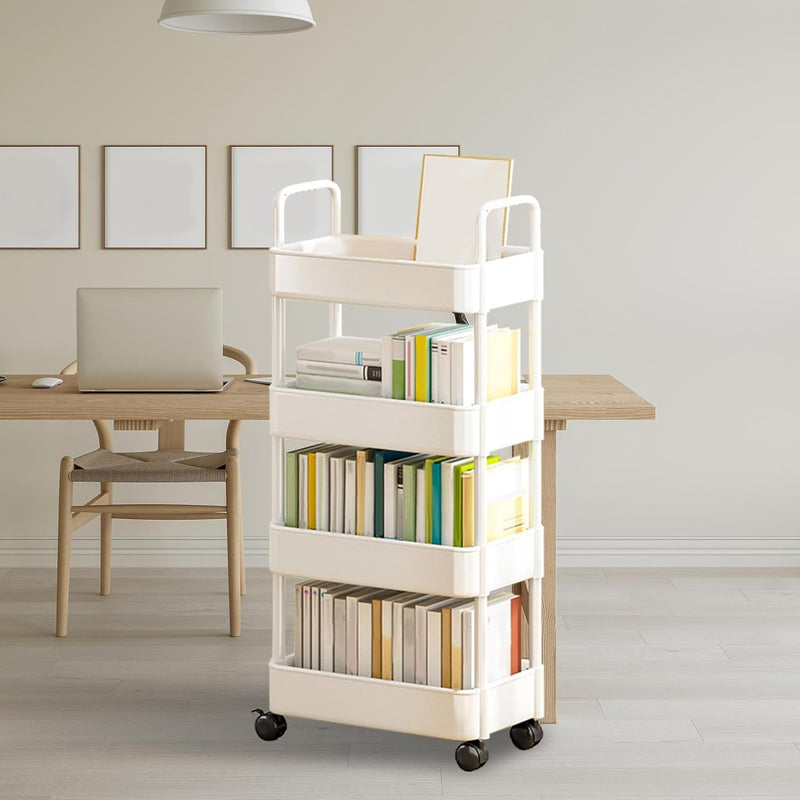 Rolling Utility Cart with Wheels & Handle – Veyora