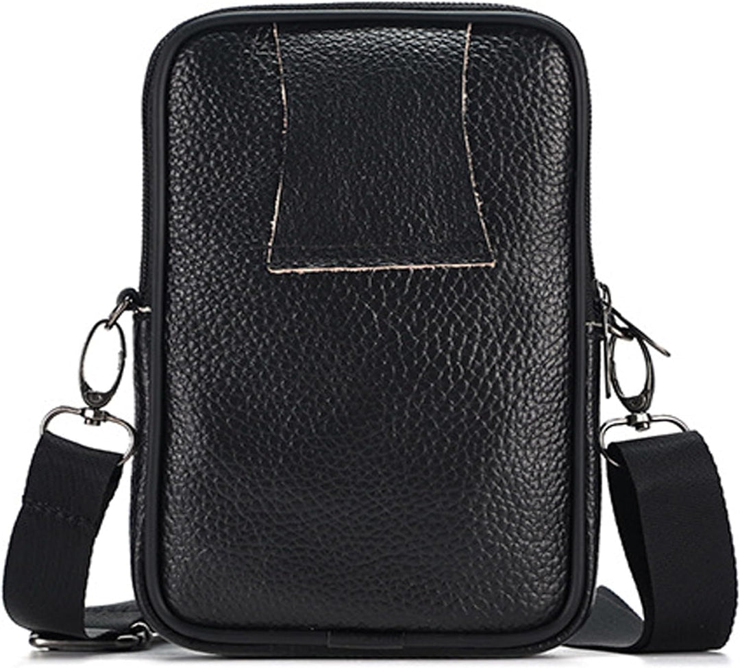Genuine Leather Multi-Purpose Crossbody & Travel Waist Bag