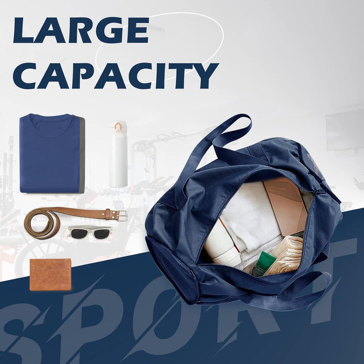 Foldable Waterproof Duffel with Wet Pocket – Ultralight Gym & Travel Bag