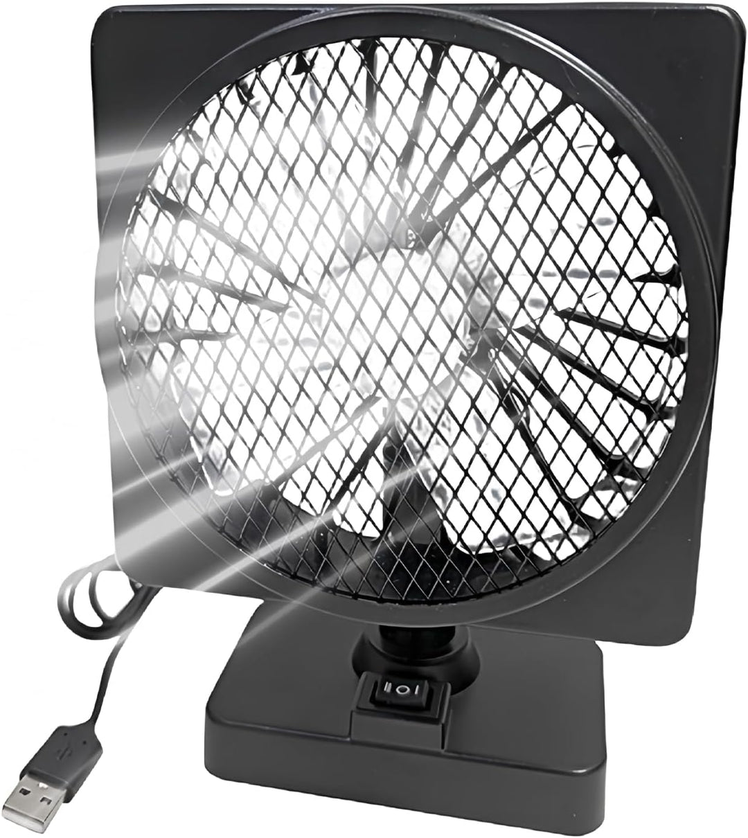 12V USB Air Circulator Car AC Cooling Fan with 360° Rotation (1+1 FREE) – Aurovent