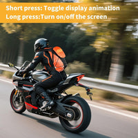 LED Motorcycle Backpack – Luminous Safety Glow Bag for Outdoor & Night Riding – Lumaro