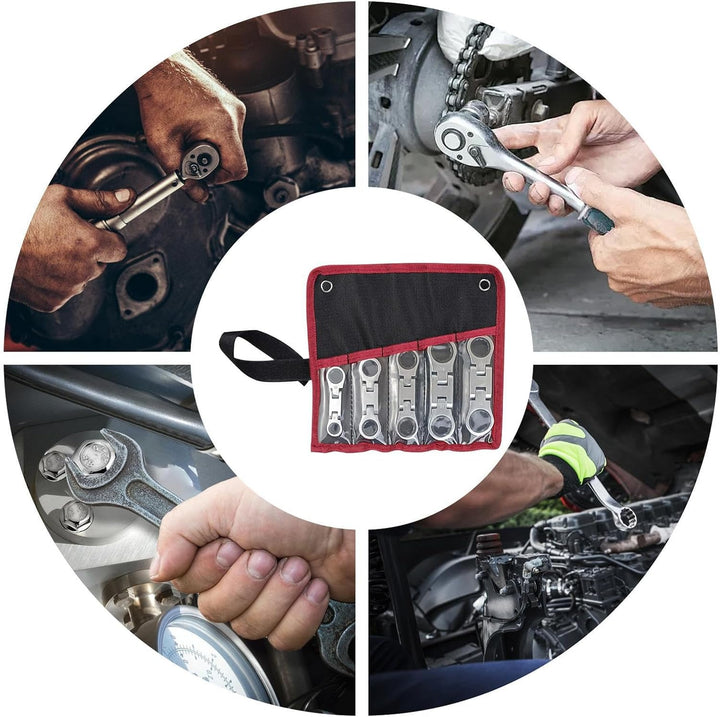 Double Drive Flex Head Ratcheting Wrench – Torvex