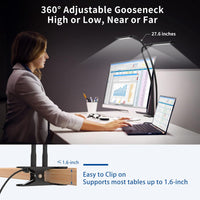 77 LED Desk Clamp Lamp with 70cm Flexible Gooseneck – Ravien