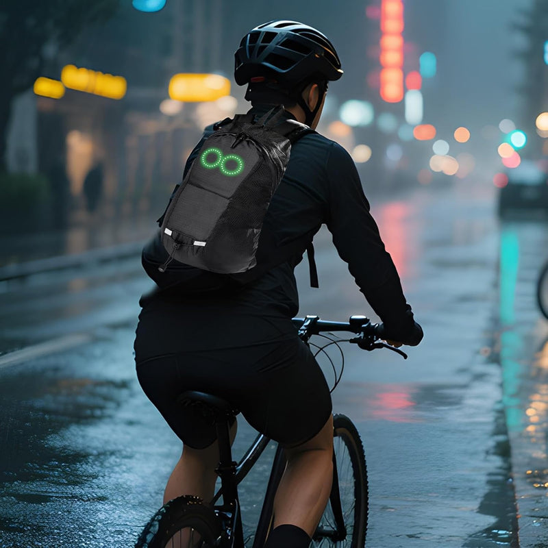 LED Travel Backpack – Waterproof Luminous Rucksack with Audio-Responsive Glow – Nexora