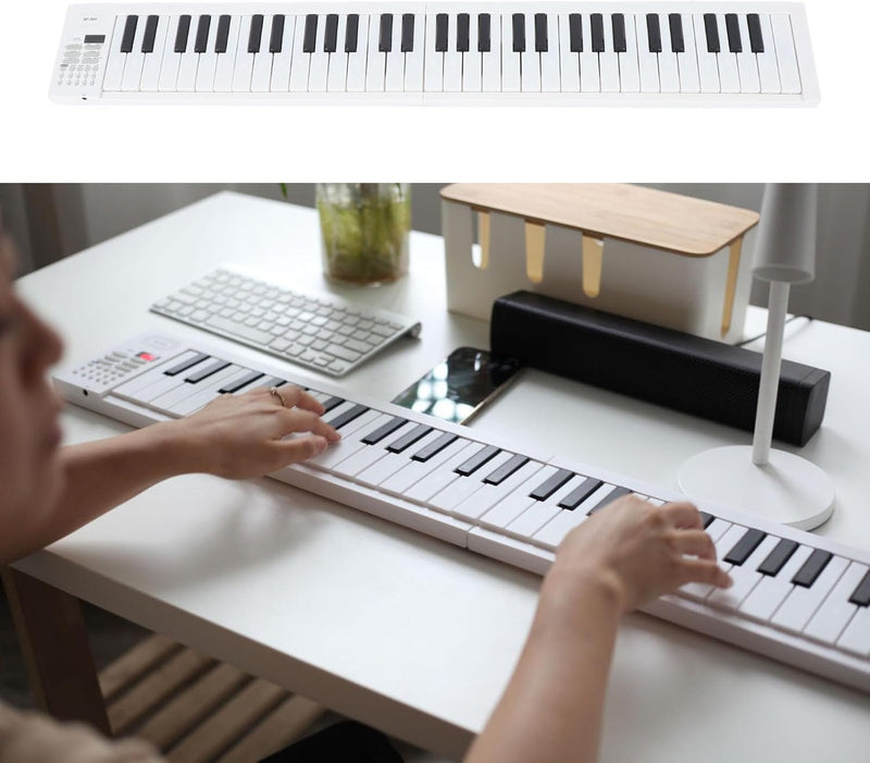 61-Key Foldable Digital Piano with Recording and Playback – Meliora