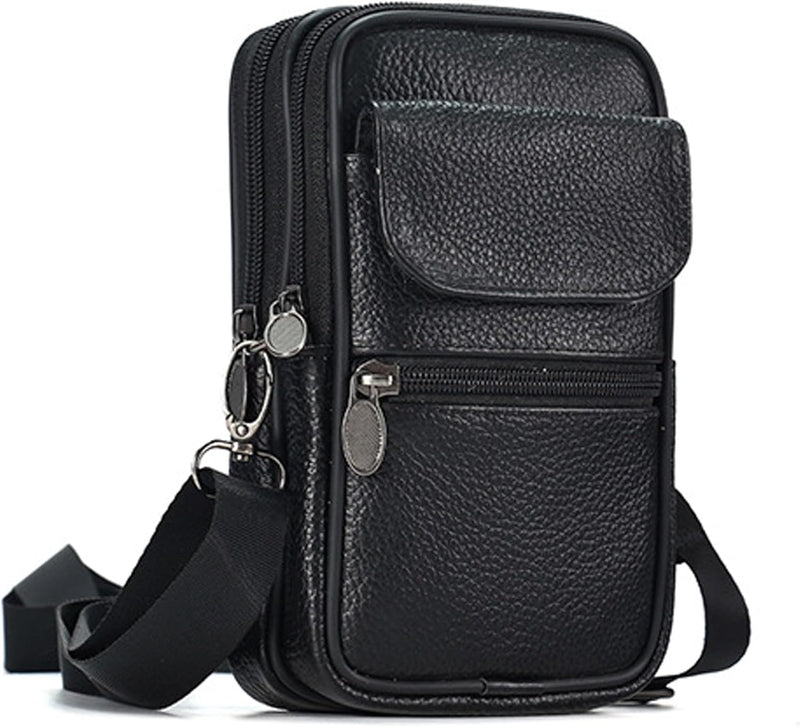 Genuine Leather Multi-Purpose Crossbody & Travel Waist Bag