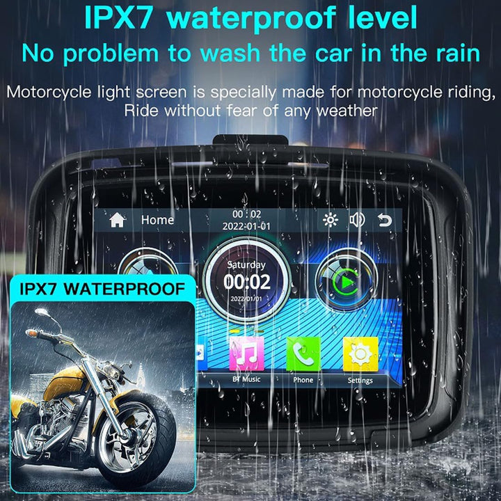 Portable Motorcycle Monitor with 5" (12.7 cm) IPS Screen – RideMate