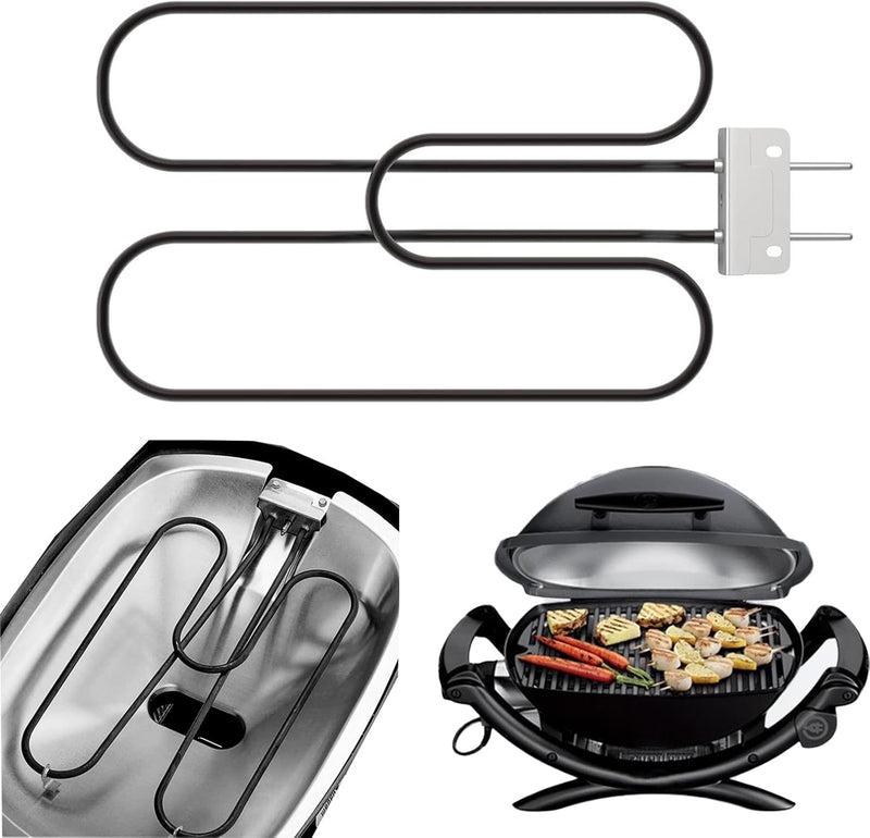 High-Power Stainless Steel Grill Heating Coil 2200W for Outdoor Electric BBQ – Zeythra
