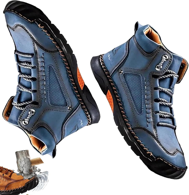 Handmade Waterproof Orthopedic Men’s Boots – Arch Support & Non-Slip Soles – Renvar