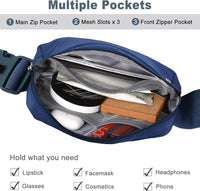 Lightweight Mini Crossbody Waist Bag with Adjustable Strap – Unisex Everyday Pack (1+1 FREE)