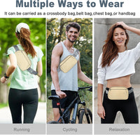 Lightweight Mini Crossbody Waist Bag with Adjustable Strap – Unisex Everyday Pack (1+1 FREE)