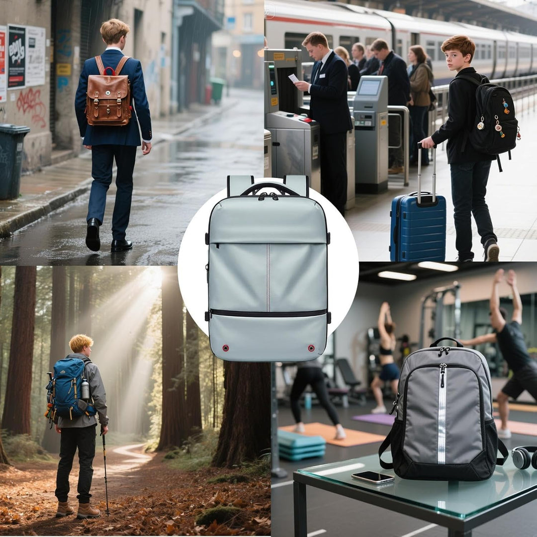 Expandable & Waterproof Travel Backpack with Vacuum Compression – Arvid