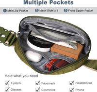 Lightweight Mini Crossbody Waist Bag with Adjustable Strap – Unisex Everyday Pack (1+1 FREE)