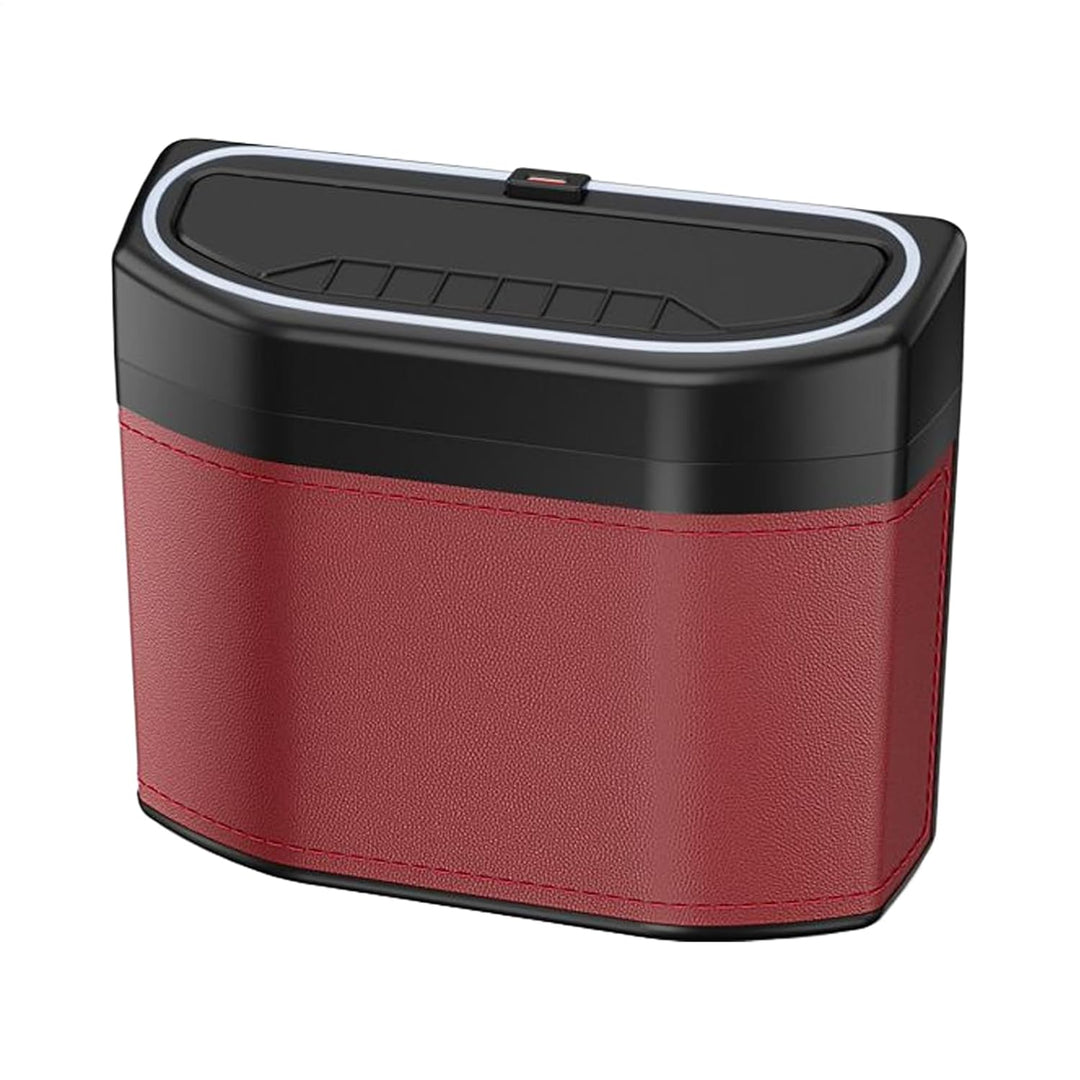 Smell-Proof Car Trash Can with Touch Light – Lurevo