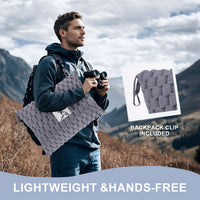 Packable Flannel Travel Blanket with Pillow Bag and Luggage Sleeve – Trevora