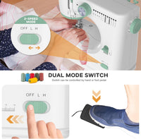 Portable Sewing Machine with 12 Stitches & Extension Table – StitchPro