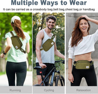 Lightweight Mini Crossbody Waist Bag with Adjustable Strap – Unisex Everyday Pack (1+1 FREE)