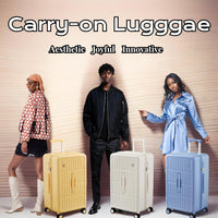 Airline-Approved 20" Carry-On Luggage with 3:7 Split & Triple-Layer PC Shell