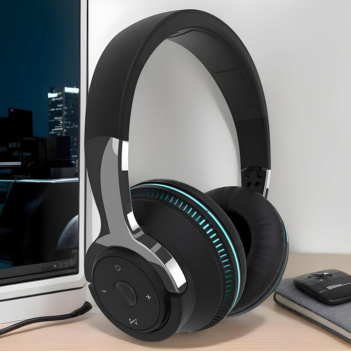 Foldable Wireless Headset with RGB Lights – Sonvix (1+1 FREE)