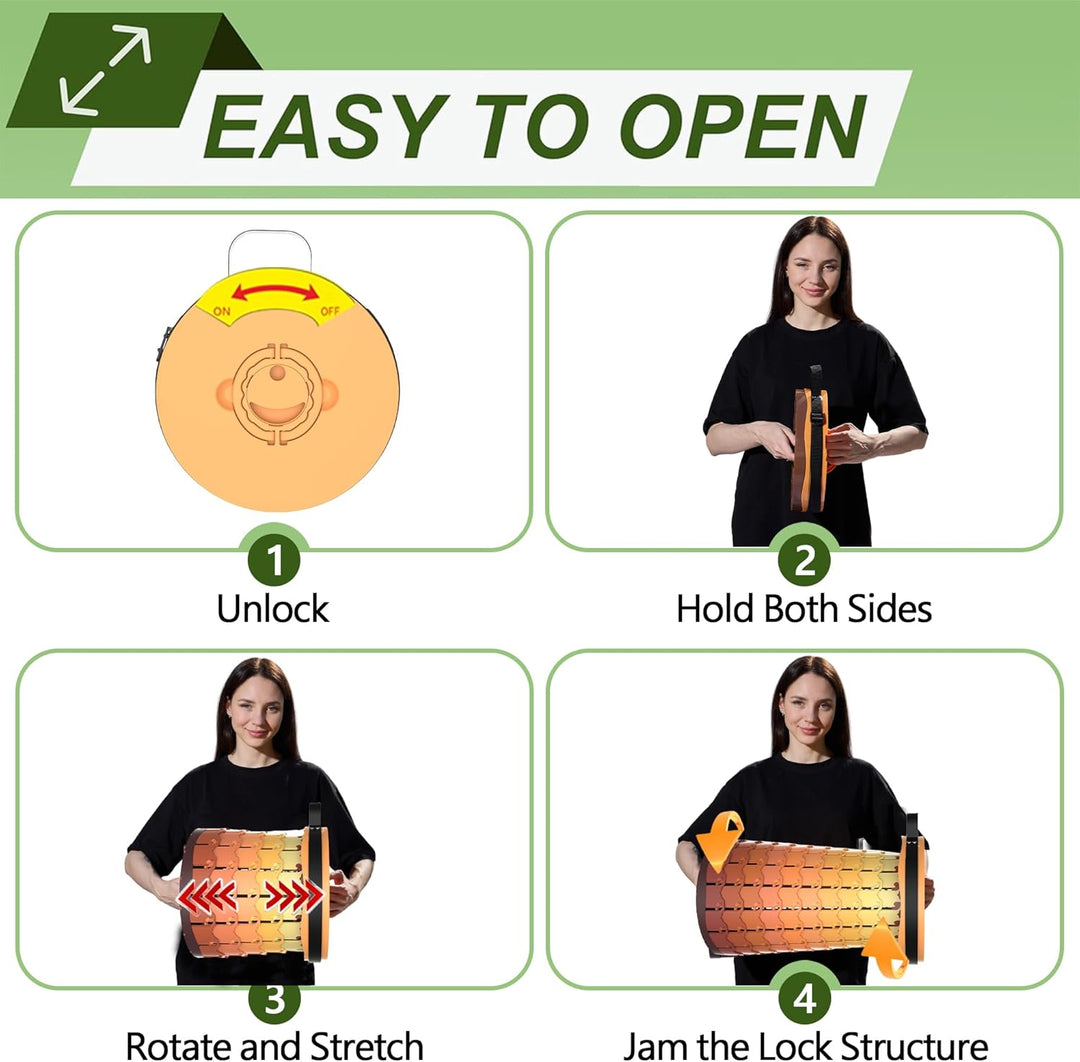 Collapsible Stool with Cushion – SitMax