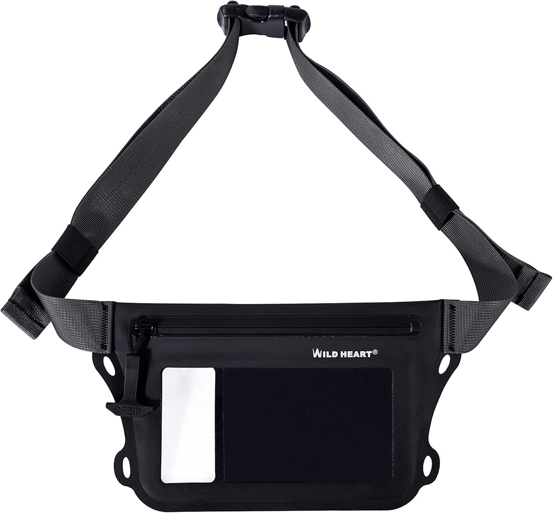 Waterproof Waist Pouch with Phone Holder – Double Pocket & Adjustable Belt (1+1 FREE)