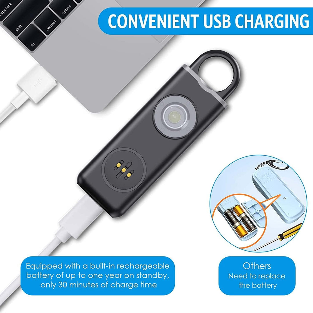 Personal Alarm Keychain 1+1 FREE – Veyora