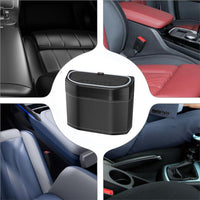 Smell-Proof Car Trash Can with Touch Light – Lurevo
