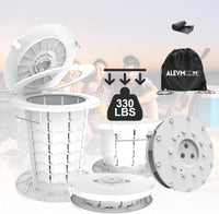 Portable Toilet with Adjustable Height – CampMate