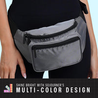 Holographic Bum Bag with Adjustable Strap – Unisex Waist & Festival Pack (1+1 FREE)