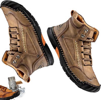 Handmade Waterproof Orthopedic Men’s Boots – Arch Support & Non-Slip Soles – Renvar