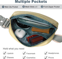 Lightweight Mini Crossbody Waist Bag with Adjustable Strap – Unisex Everyday Pack (1+1 FREE)