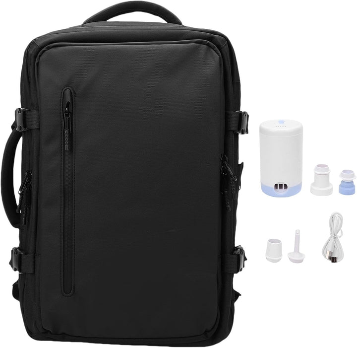 Expandable Vacuum Travel Backpack 56–75L with Pump – Dravion
