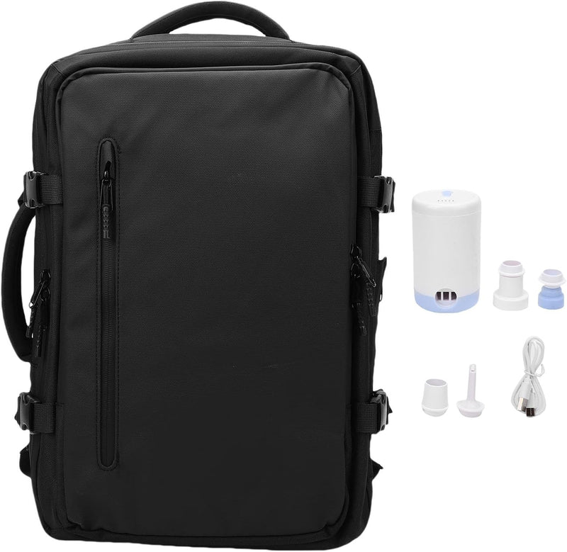 Expandable Vacuum Travel Backpack 56–75L with Pump – Dravion
