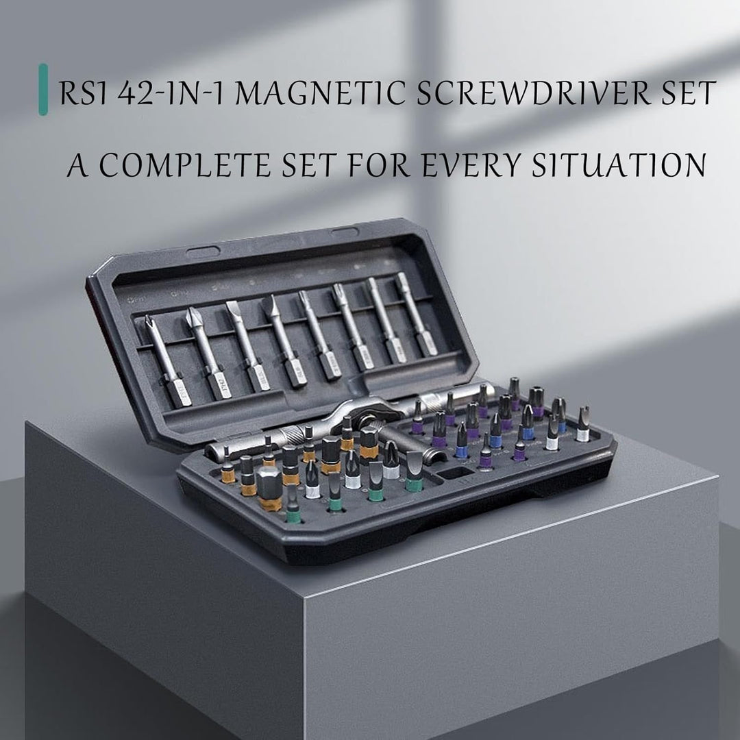 42-in-1 Magnetic Screwdriver Set – Precision Repair Tool Kit with Bits & Handle – Fixaro