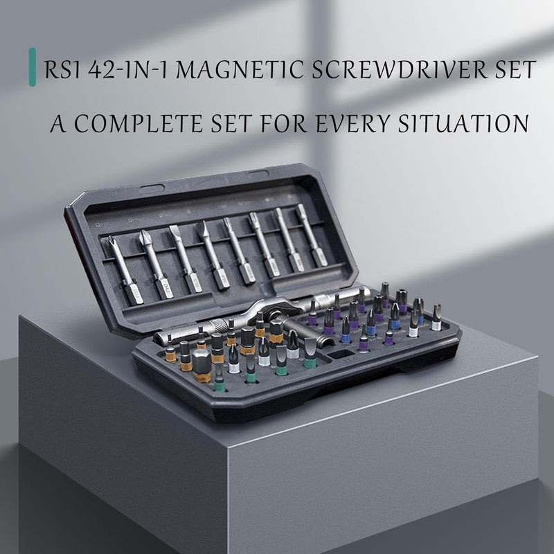 42-in-1 Magnetic Screwdriver Set – Precision Repair Tool Kit with Bits & Handle – Fixaro