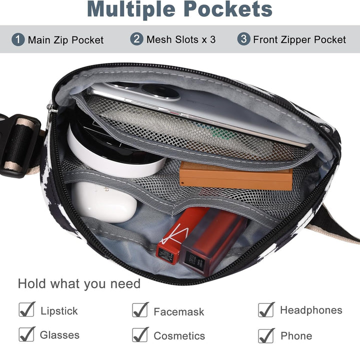 Lightweight Mini Crossbody Waist Bag with Adjustable Strap – Unisex Everyday Pack (1+1 FREE)