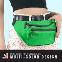Holographic Bum Bag with Adjustable Strap – Unisex Waist & Festival Pack (1+1 FREE)