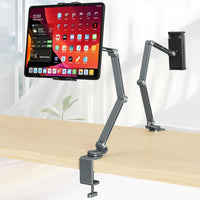 Adjustable Aluminum Tablet Desk Stand with 360° Rotation – Movaro