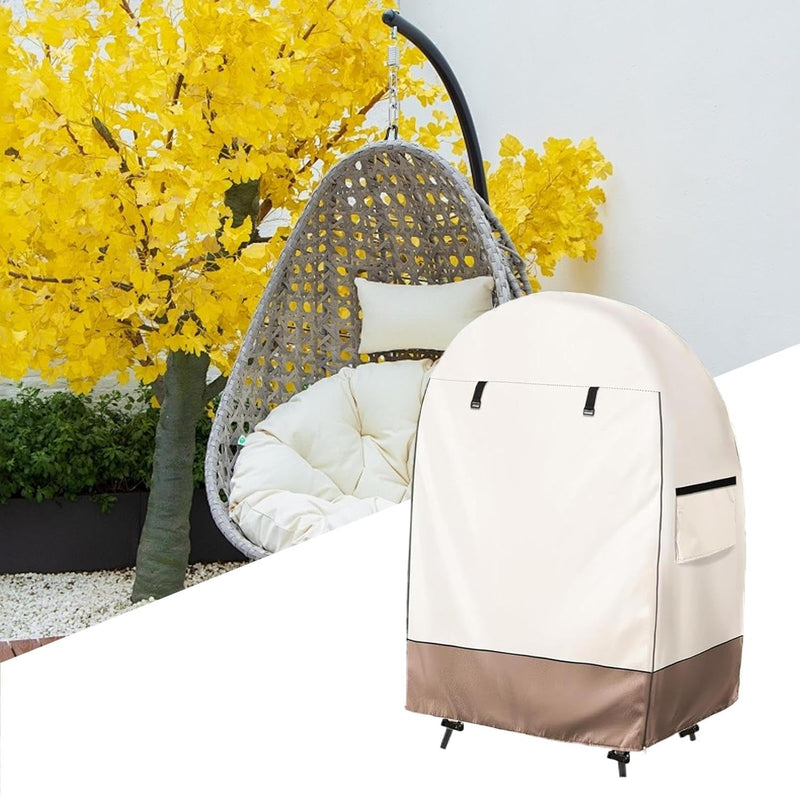 Waterproof Egg Chair Cover with Double Zipper – Solara