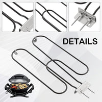 High-Power Stainless Steel Grill Heating Coil 2200W for Outdoor Electric BBQ – Zeythra