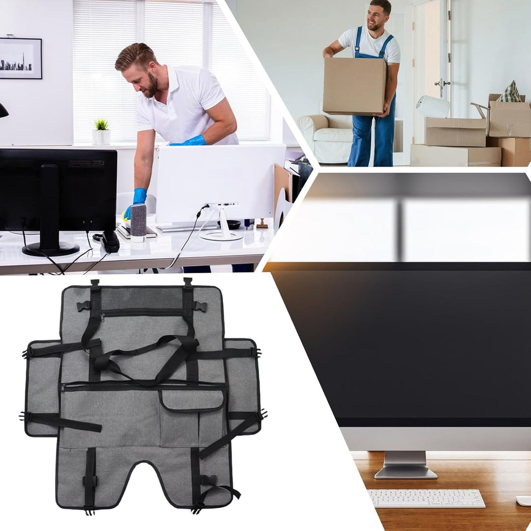Portable Monitor Case – Protective Dustproof Screen Bag with Flannel Lining – Veynor