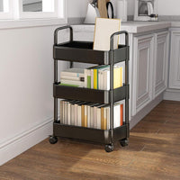 Rolling Utility Cart with Wheels & Handle – Veyora