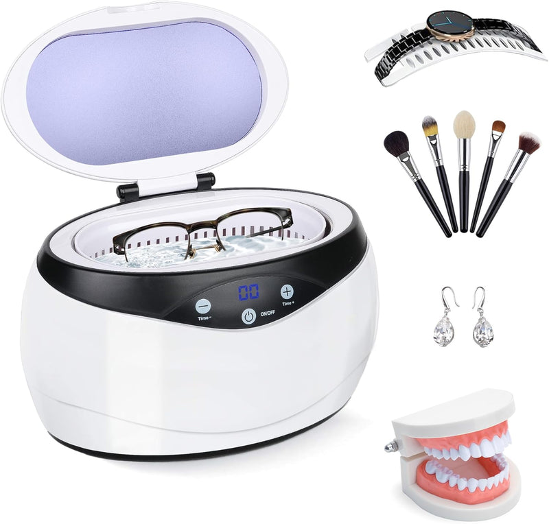 Ultrasonic Jewellery Cleaner 650ml with Watch Holder – ShineMate