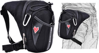 Tactical Motorcycle Leg Bag with Waterproof EVA Shell & Expandable Storage