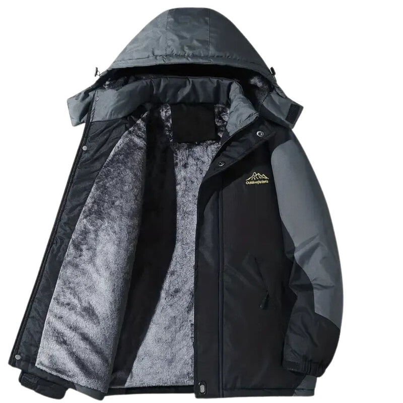 Men's outdoor jacket with hood - Roderik