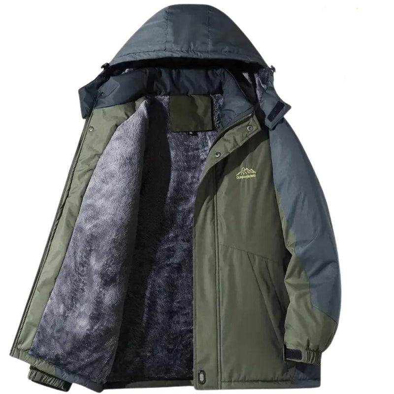 Men's outdoor jacket with hood - Roderik