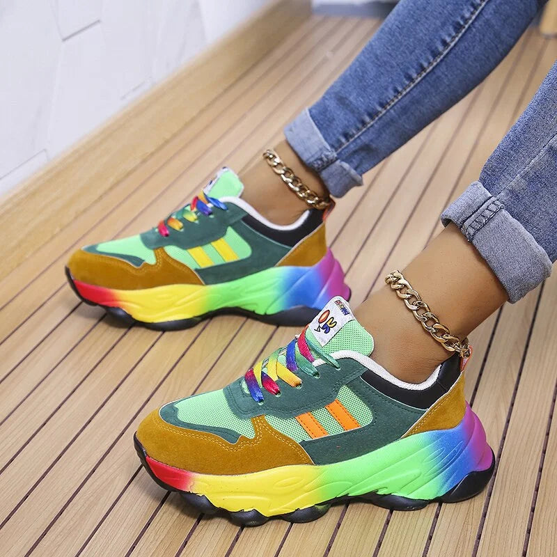 Colourful Women's Sneakers – Solenya